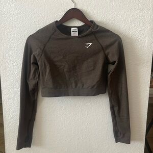 GYMSHARK VITAL SEAMLESS 2.0 LONG SLEEVE CROP TOP